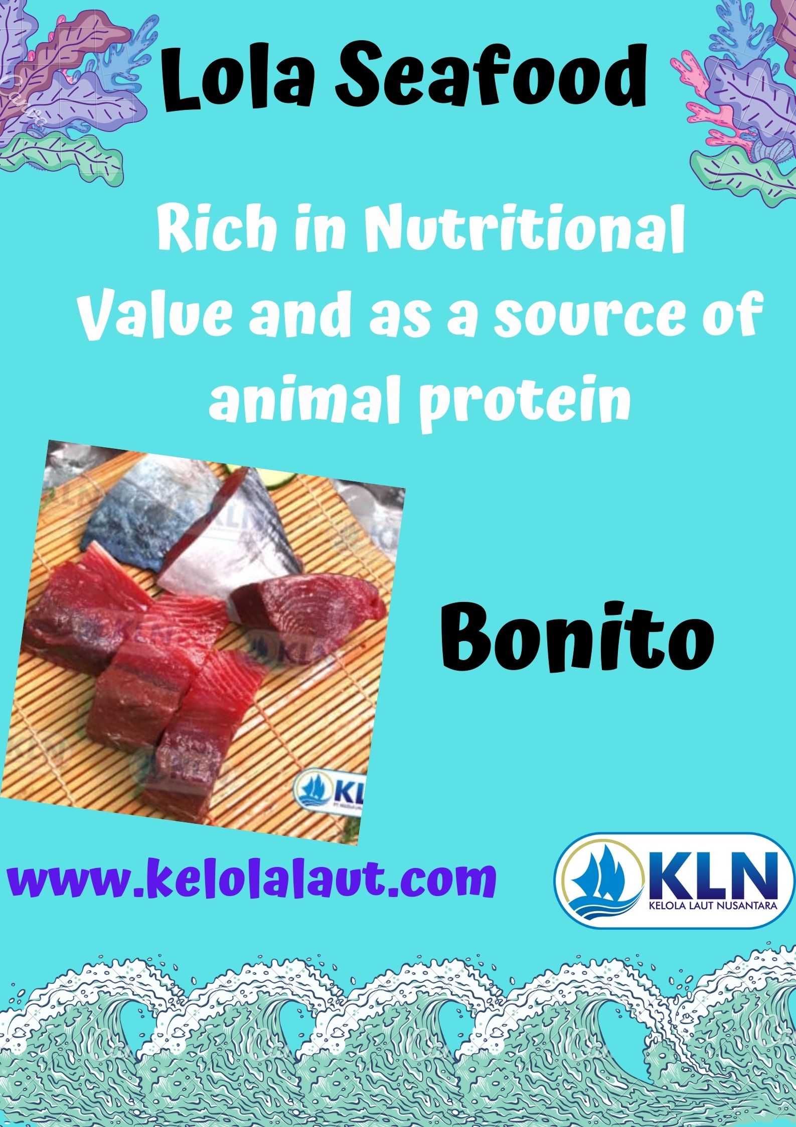 Bonito is rich in nutritional value and also a source of animal protein.